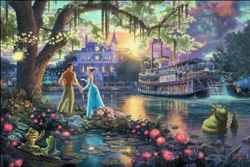Thomas Kinkade The Princess and the Magical Kiss Sheet Only, hobby, culture, artwork, others