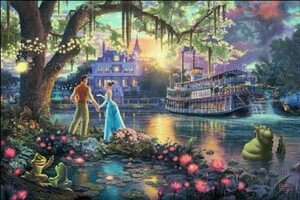 Art hand Auction Thomas Kinkade The Princess and the Magical Kiss Sheet Only, hobby, culture, artwork, others