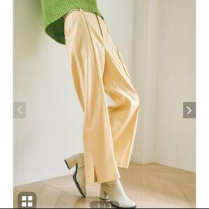 studious カラーベーシックストレートパンツ