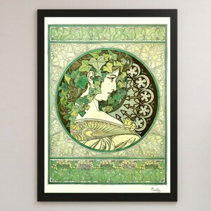 myu car [ ivy ( ivy )] illustration art lustre poster A3 bar Cafe Vintage Classic retro interior woman . bride stylish 