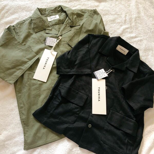 【新品　未使用　タグ付き】2つセット　TRUNIKA シャツ　130 100 半袖シャツ