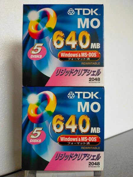 TDK MOディスク 640MB 未使用品 5枚