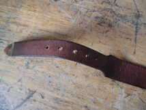 ao031 英国製 vintage LA ROCKA leather belt 80s MADE IN ENGLAND ラロッカ 革ベルト レザーベルト ストレイキャッツ ジョンソンズ 当時物_画像10