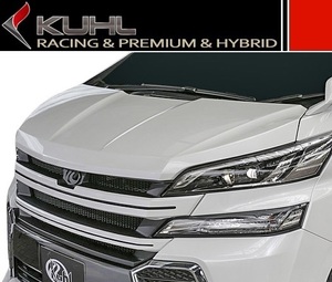 【M's】TOYOTA 30 ヴェルファイア 前期 (H27/1～) 30V-SS レーシングボンネット KUHL RACING／／トヨタ クール レーシング