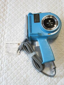 [ prompt decision price ] National [ hand steamer NQ-2 / blue ] retro iron beautiful goods 