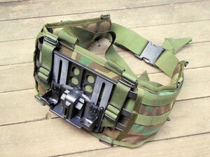 T1280* the US armed forces *MOLLE waist belt S size (DAAK60-97)/ America army 1990 period ~2000 period nylon MOLLE equipment ./US military pouch 