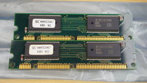 【For Power Mac】 SAMSUNG KMM932C2564G-7 APPLE POWER MAC 1MB 112-PIN VRAM MODULE×2