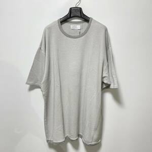 新品 OURET オーレット 21年春夏 オーバーサイズ スウェット 半袖Tシャツ 3(L) 定価15,400円 送料520円〜 タグ付 コットンリネン メンズ