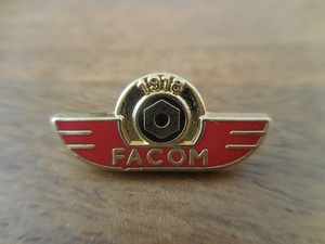 フランス☆古いピンズ 【FACOM 1918 (2)】PINS ピンバッジ ピンバッチ ヴィンテージ ビンテージ ファコム ロゴ 工具