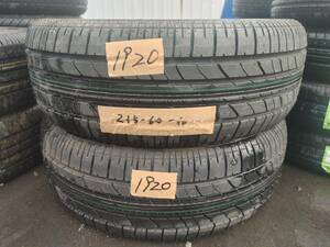 1本1000円〜すべてのサイズ最終処分！No.1920 215/60R16 ２本セット！チェック済み未使用年式落ち　激安タイヤ売り切り！