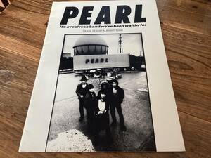 * Tour pamphlet / pearl /PERAL/FEELIN' ALRIGHT TOUR/1987 year / Tamura Naomi 