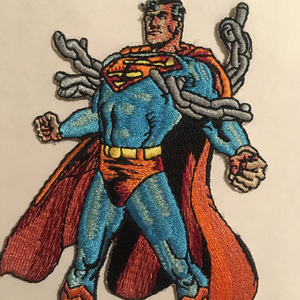 ビンテージ DCコミックス スーパーマン ワッペン ストロング ライセンス品 ワンダーウーマン アクアマン バットマン サイボーグ Superman