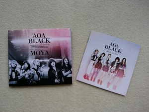 ☆ AOA BLACK ( チョア ジミン ミナ ユナ ユギョン )/ MOYA / 韓国盤CD