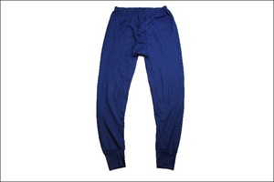 [X-LARGE(42-44)] 80's Arcticknit термический брюки темно-синий patch нижний одежда Vintage Vintage USA б/у одежда Old EB315