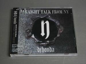 CD帯付/dj honda/STRAIGHT TALK FROM NY