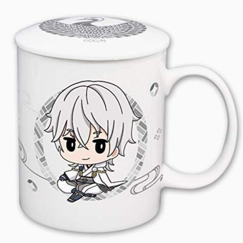 刀剣乱舞 ふた付きマグカップ 鶴丸国永
