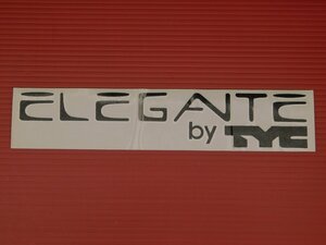 【評価N】 Elegante by TYC Logo ロゴ デカール ステッカー シール フロント ガラス ウィンドウ に
