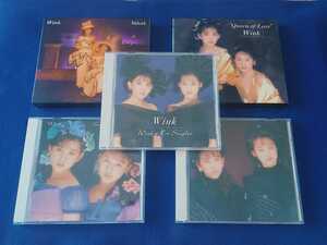 ☆良品☆ Wink アルバム 5枚 セット CD まとめて Wink Hot Singles｜Especially For You｜Twin Memories｜Velvet｜Queen of Love｜ウィンク