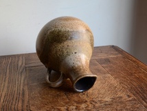 アンティーク花器 オブジェ ヴィンテージ デザイン 陶器 フラワーベース（H16cm） 華道 花瓶 生け花 ポット一輪挿し_画像5