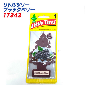 バドショップ：リトルツリー LittleTrees エアーフレッシュナー 吊り下げ式芳香剤 ブラックベリー 消臭/17343/ ht