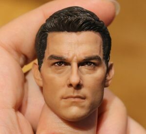  abroad postage included top Gamma -velik Tom cruise 1/6 size head figure 