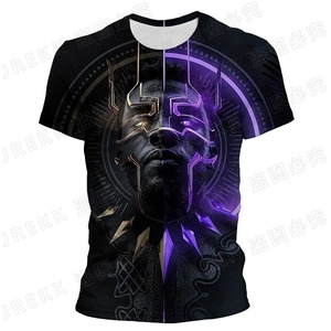  abroad postage included black Panther wa can da* four ever Avengers shirt size all sorts 66