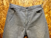 メンズ パンツ Levi's リーバイス コーデュロイ グレー 灰 42 TALON 秋 冬 FE363 / 約W33 全国一律送料520円_画像6