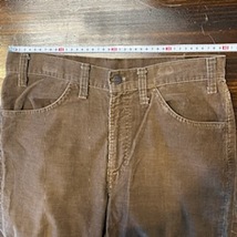 メンズ パンツ Levi's 519 リーバイス コーデュロイ ブラウン 茶 ヴィンテージ オールド 42 TALON 秋 冬 FE354 / W33 全国一律送料520円_画像8