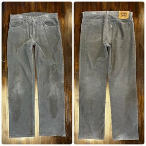 メンズ パンツ Levi's 515 リーバイス コーデュロイ グレー 灰 秋 冬 FE365 / W32 全国一律送料520円