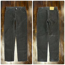 メンズ パンツ Levi's 910 リーバイス コーデュロイ ブラウン 茶 アメリカ製 ストレート 秋 冬 FE377 / 約W31 全国一律送料520円_画像1