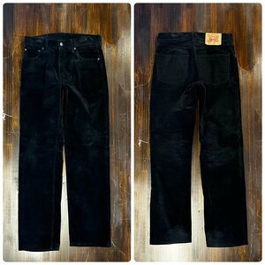 メンズ パンツ Levi's 533 リーバイス コーデュロイ ブラック 黒 ストレート 秋 冬 FE383 / W31 全国一律送料520円