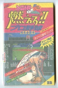 攻略本/「燃えろ!!プロ野球　完全必勝本　ファミコン必勝本　フライデースペシャル」　JICC出版局　野球　宝島　鈴木みそ