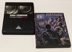 KING CRIMSON DVD 2枚組 Eyes Wide Open 2000年2003年 & CD＋ブックレット The Power To Believe Tour Box 2003年 セット