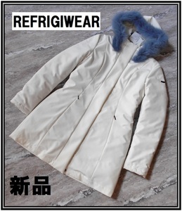 半額以下！新品★9.9万 RefrigiWear ダウンコート フード フォックスファー リフリッジウェア Ｓサイズ 防水 ブランドダウン ＦＯＸファー