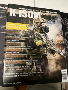 K-lSOM 欧州LE 特殊部隊写真集雑誌　GSG9 ドイツ警察　H&K製銃器など(G36 hk H&K mp5 416 mk18 tw5 gbb 次世代 MP7 VFC seals MP5 polizei