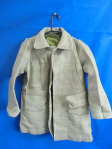 時代物、希少品、戦時中、学童「小、中学生」の冬用のコート