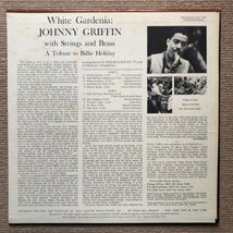 原信夫Collection 美盤 激レア 1961年米国初盤 Johnny Griffin LPレコード White Gardenia - A tribute to Billie Holiday_画像2