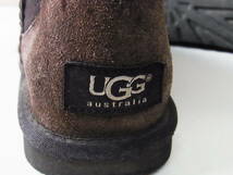 人気 UGG australia アグ オーストラリア ムートンレザー ブーツ 靴 黒 サイズUS6_画像6