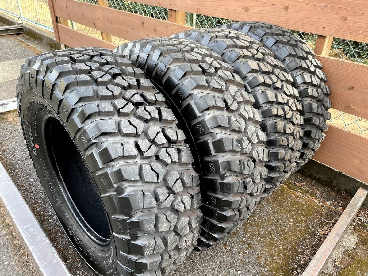255/75r17 5本セット ブロックタイヤ ジープラングラーJL使用 ...