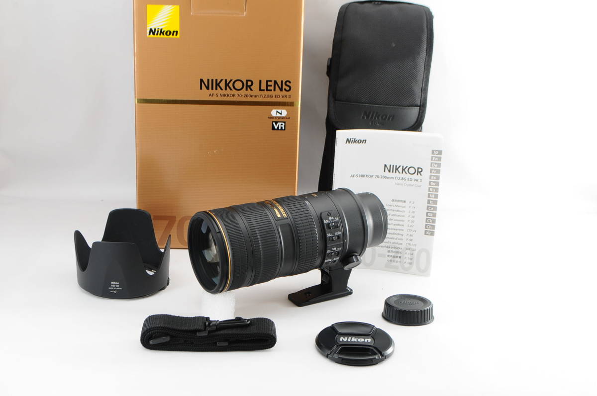 美品 動作品 Nikon ニコン AF-S NIKKOR 70-200mm F2.8G ED VR II(中古 ...