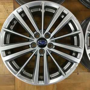 スバル 純正 17×7J＋48 PCD100 ハブ径54 ホイールのみ 4本セット  2201195  2G4-1  陽の画像2