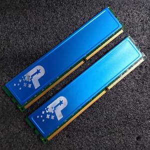 【中古】DDR3メモリ 8GB[4GB2枚組] Patriot PSD38G1600KH [DDR3-1600 PC3-12800]
