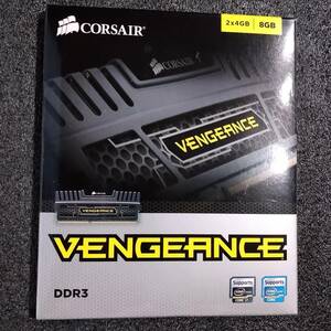 【美品】DDR3メモリ 8GB(4GB2枚組) Corsair VENGEANCE CMZ8GX3M2A1600C9 [DDR3-1600 PC3-12800]