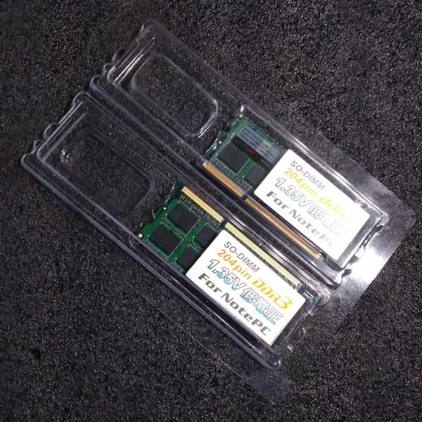 【美品】DDR3 SODIMM 16GB(8GB2枚組) CFD Panram W3N1600PS-L8G [DDR3-1600 PC3L-12800 1.35V]