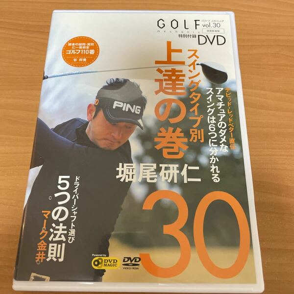 ゴルフDVD GOLF mechanic vol.30 ゴルフメカニック　スイングタイプ別上達の巻　堀尾研仁　谷将貴　マーク金井