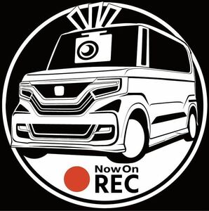 車種や色変更可　nboxカスタム ドラレコ　ドライブレコーダー　ステッカー　エヌボックスカスタム　n-boxカスタム