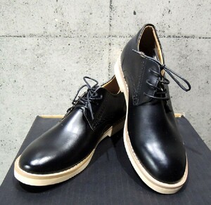 【新品/送料込】★脚長効果 身長UP シンプルスタイル BLACK 合皮シークレットシューズ★