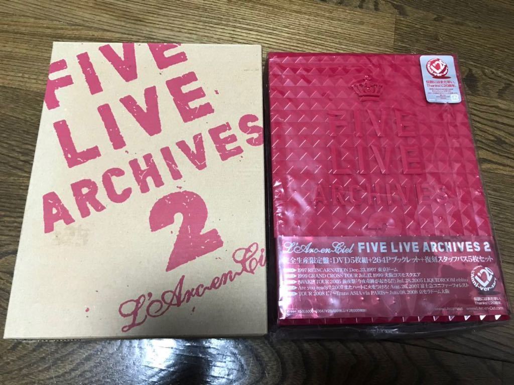 L´Arc～en～Ciel/FIVE LIVE ARCHIVES 2〈完全生産… 特殊 www.m
