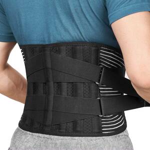 XXL size ( small of the back .125-145cm) small of the back supporter small of the back corset powerful fixation support for waist belt mesh ventilation two -ply . pressure type sport 