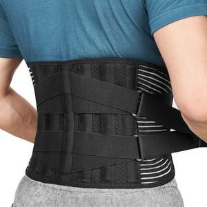 L size ( small of the back .95-115cm) small of the back supporter small of the back corset powerful fixation support for waist belt mesh ventilation two -ply . pressure type work for man and woman use 